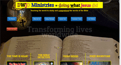 Desktop Screenshot of dwjdministries.com