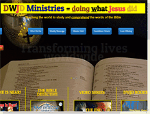 Tablet Screenshot of dwjdministries.com